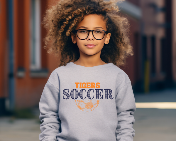 Vintage Soccer Sweatshirt Youth Size