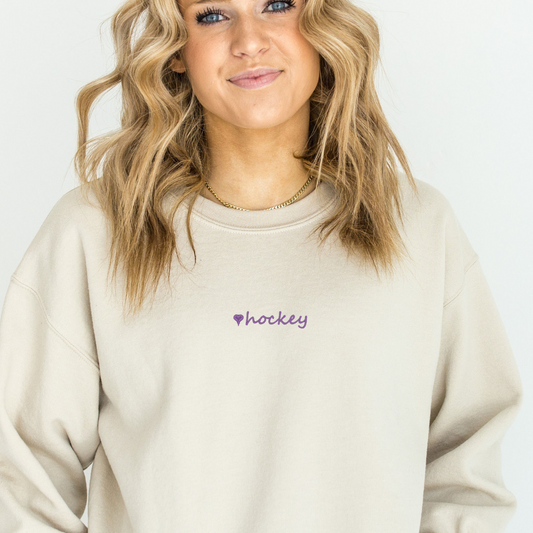 Fan Embroidered Sweatshirt