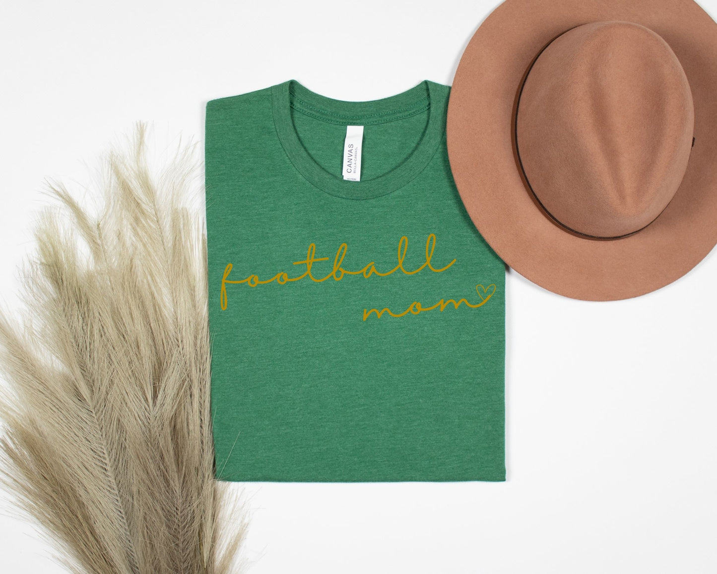 Cursive Football Mom Tee