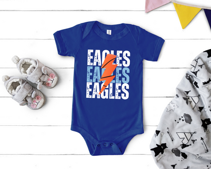 Custom Lightning Basketball Baby Bodysuit