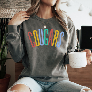 Personalized Pastel Comfort Color Sweatshirt