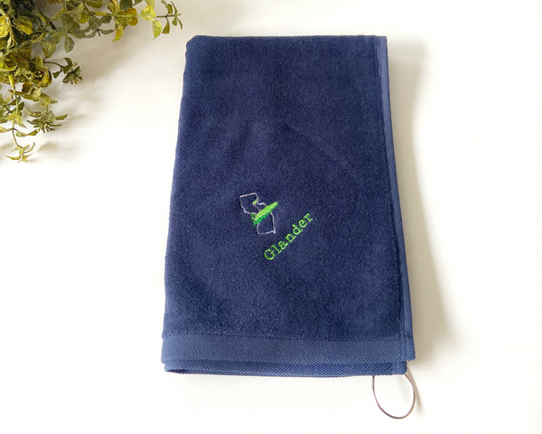 Embroidered State Golf Towel