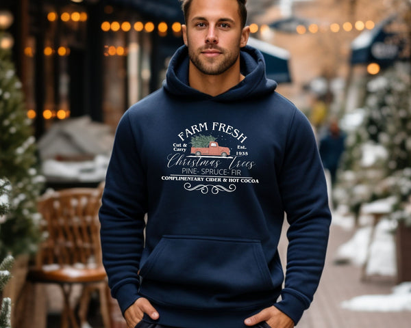 Farm Fresh Christmas Tree Hoodies