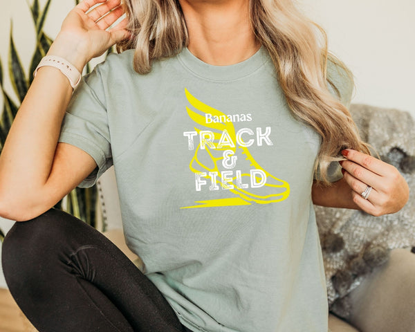 Custom Mascot Track and Field Comfort Tee