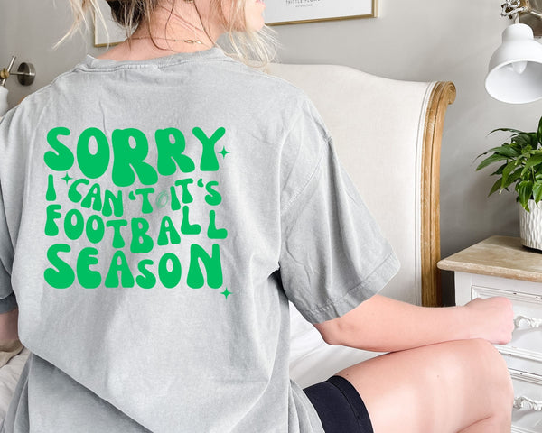 Personalized Football Season Tee