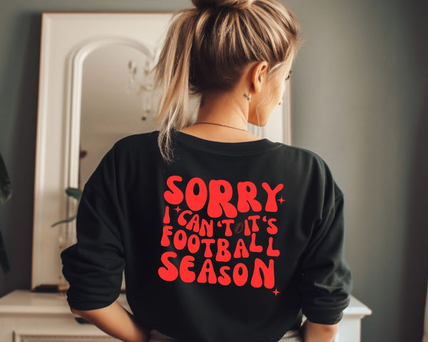 Personalized Football Season Sweatshirt