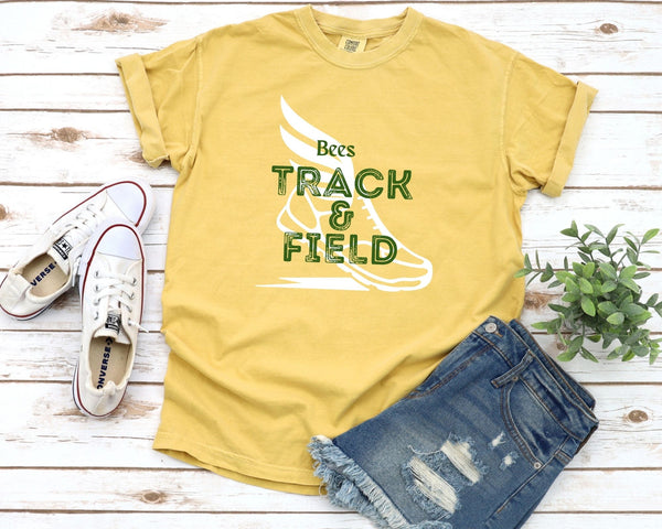 Custom Mascot Track and Field Comfort Tee