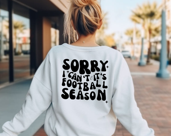 Personalized Football Season Sweatshirt