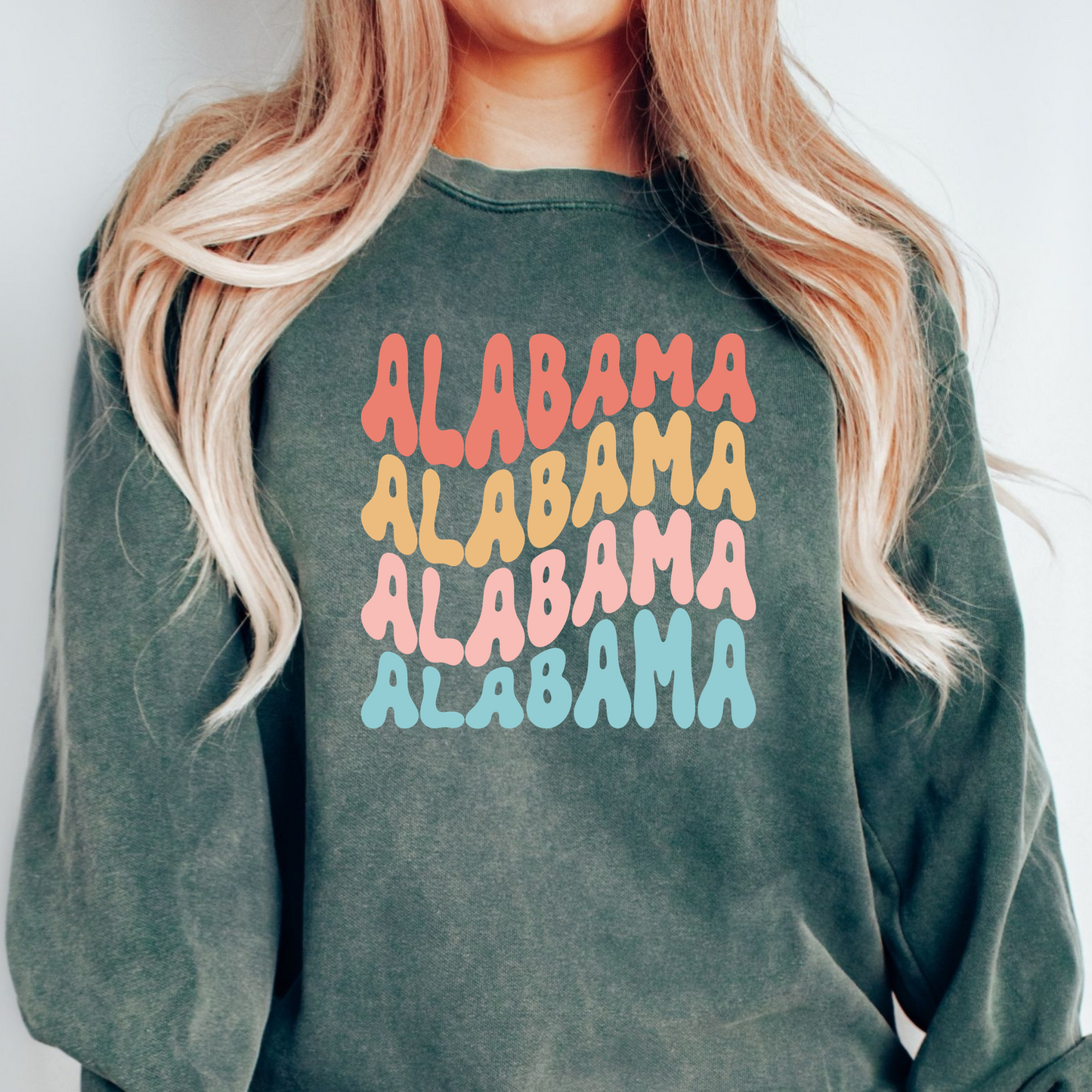 Retro State Comfort Color Sweatshirt