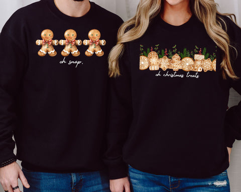 Christmas cookie tees and sweatshirts