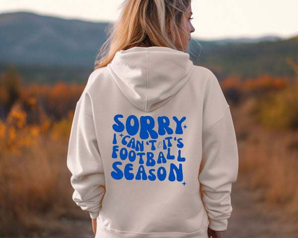 Personalized Football Season Hoodie