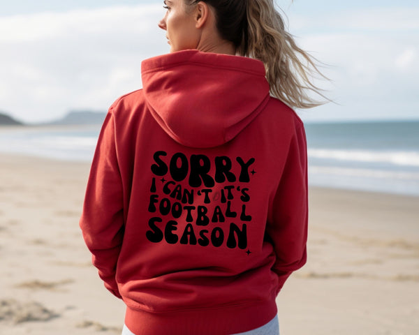 Personalized Football Season Hoodie