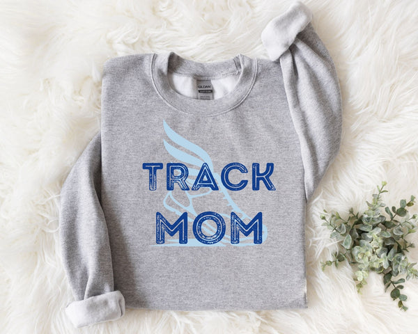 Personalized Track Mom Sweatshirt