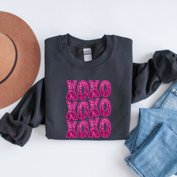 XOXO Valentine sweatshirts