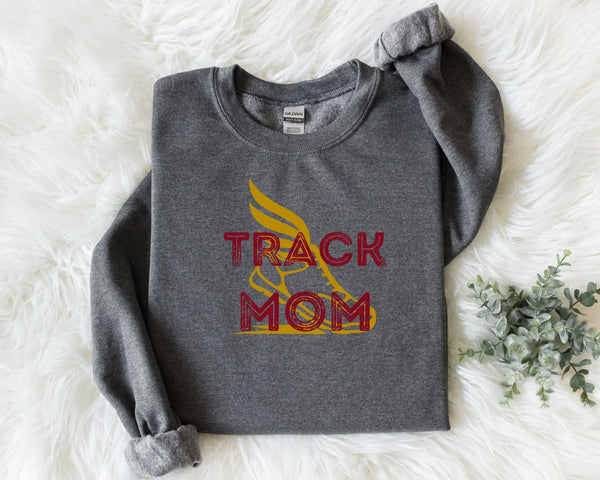 Personalized Track Mom Sweatshirt
