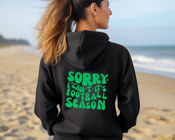 Personalized Football Season Hoodie