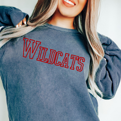 Personalized Hollow Comfort Color Sweatshirt