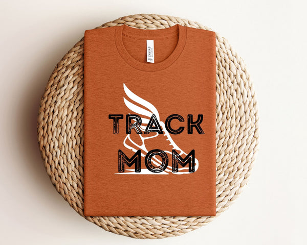 Personalized Track Mom Tee