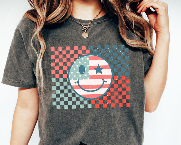 Fourth of July Smile Comfort Tee