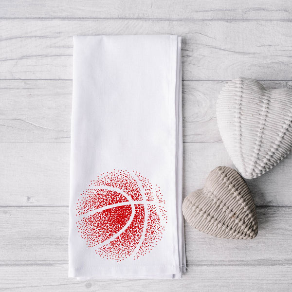 Faded Basketball Tea Towel