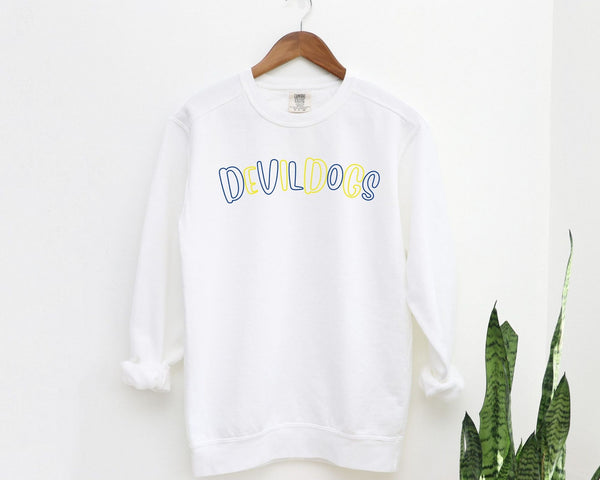 Personalized Bubble Mascot Sweatshirt