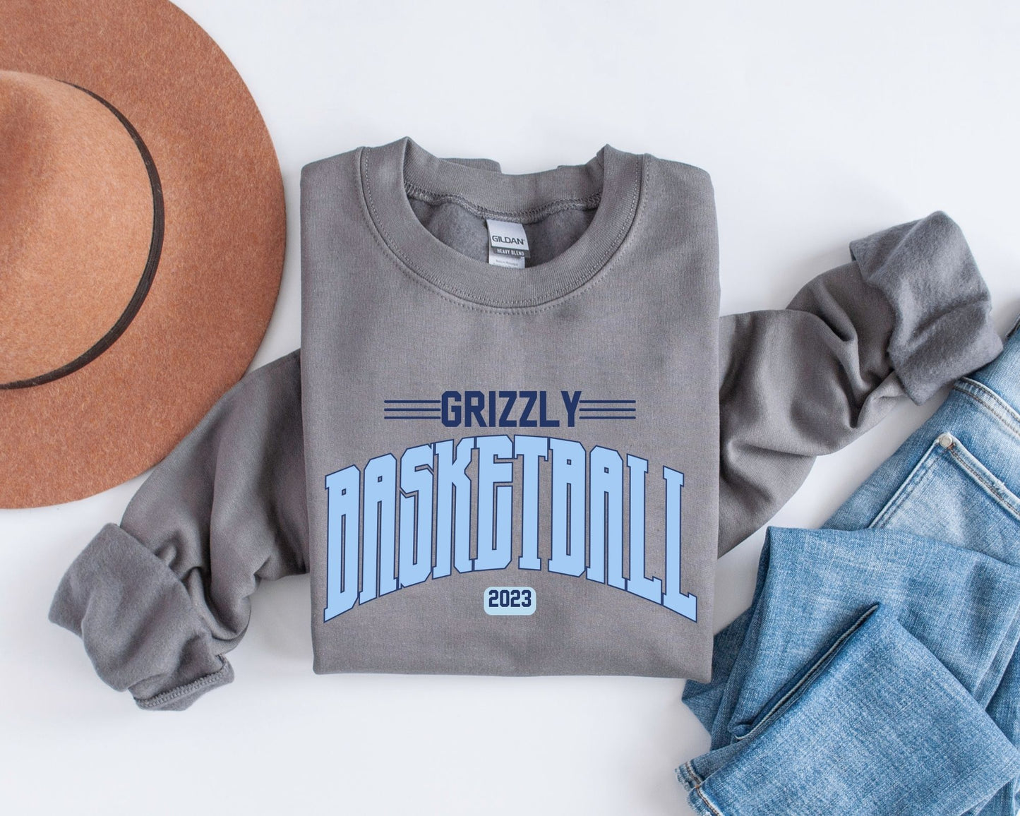 Grizzlies Basketball Crewneck Sweatshirt