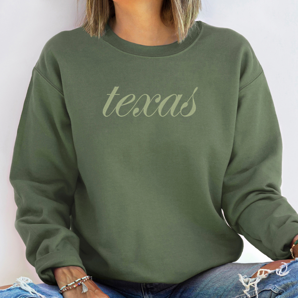 State Embroidered Sweatshirt