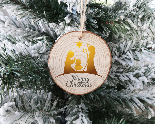 Christmas Ornaments - Handmade Nativity-Themed