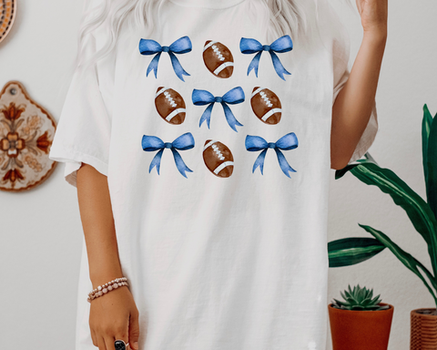 Football and Bows Tee