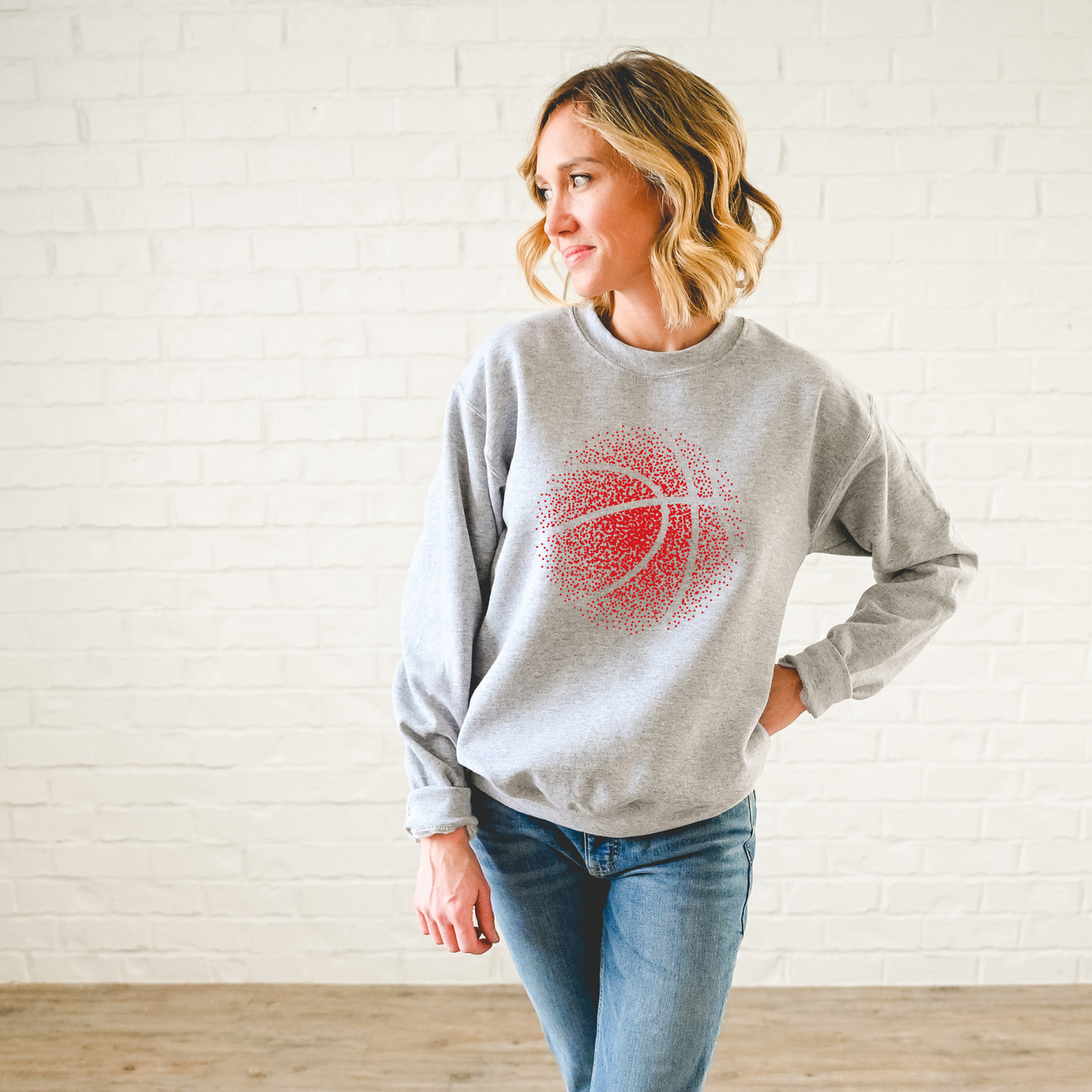 Faded Basketball Sweatshirt