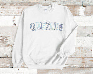 Personalized Bubble Mascot Sweatshirt