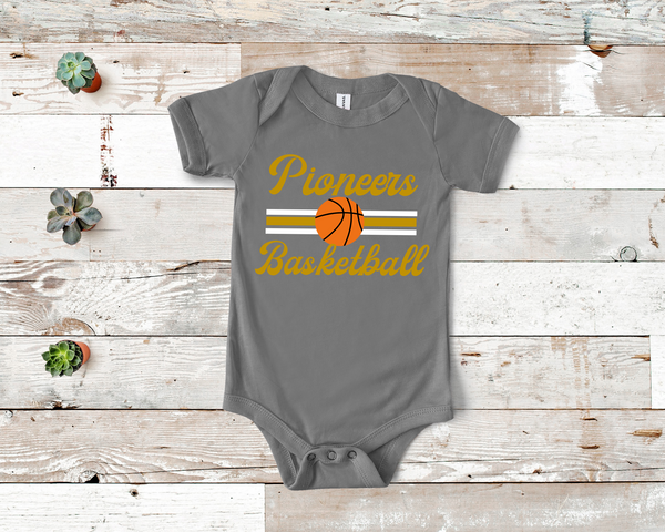 Retro Basketball Baby Bodysuit