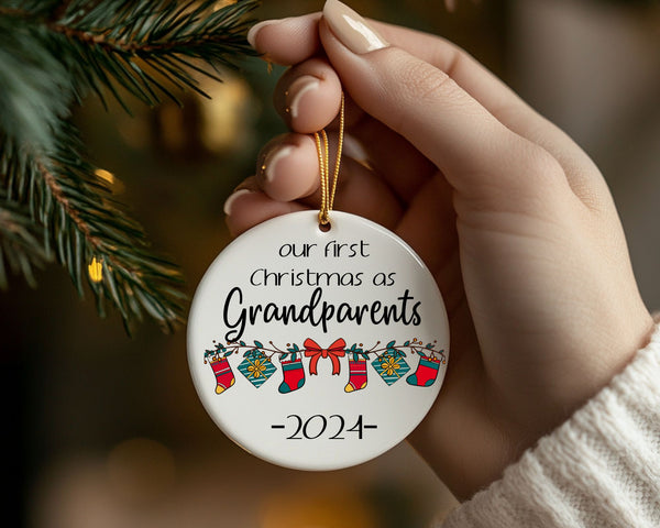 Christmas Ornaments - Our First Christmas as Grandparents