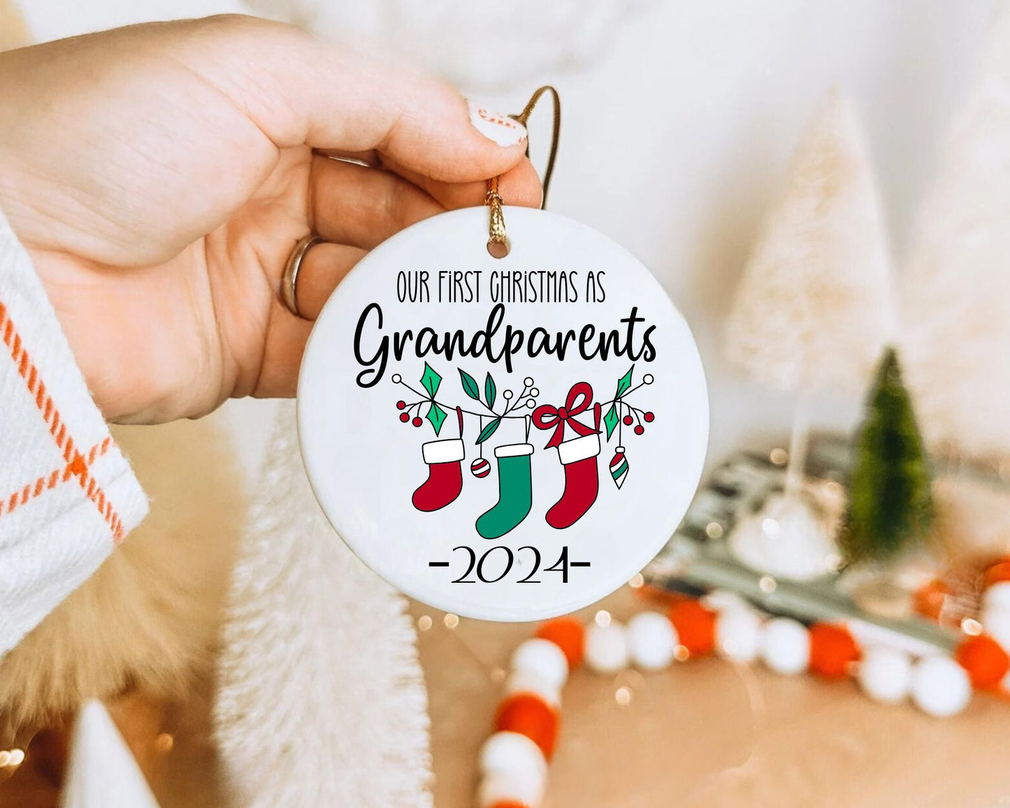 Christmas Ornaments - Our First Christmas as Grandparents