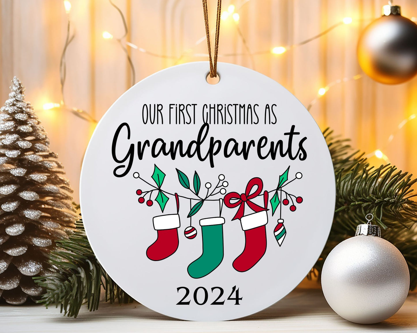 Christmas Ornaments - Our First Christmas as Grandparents