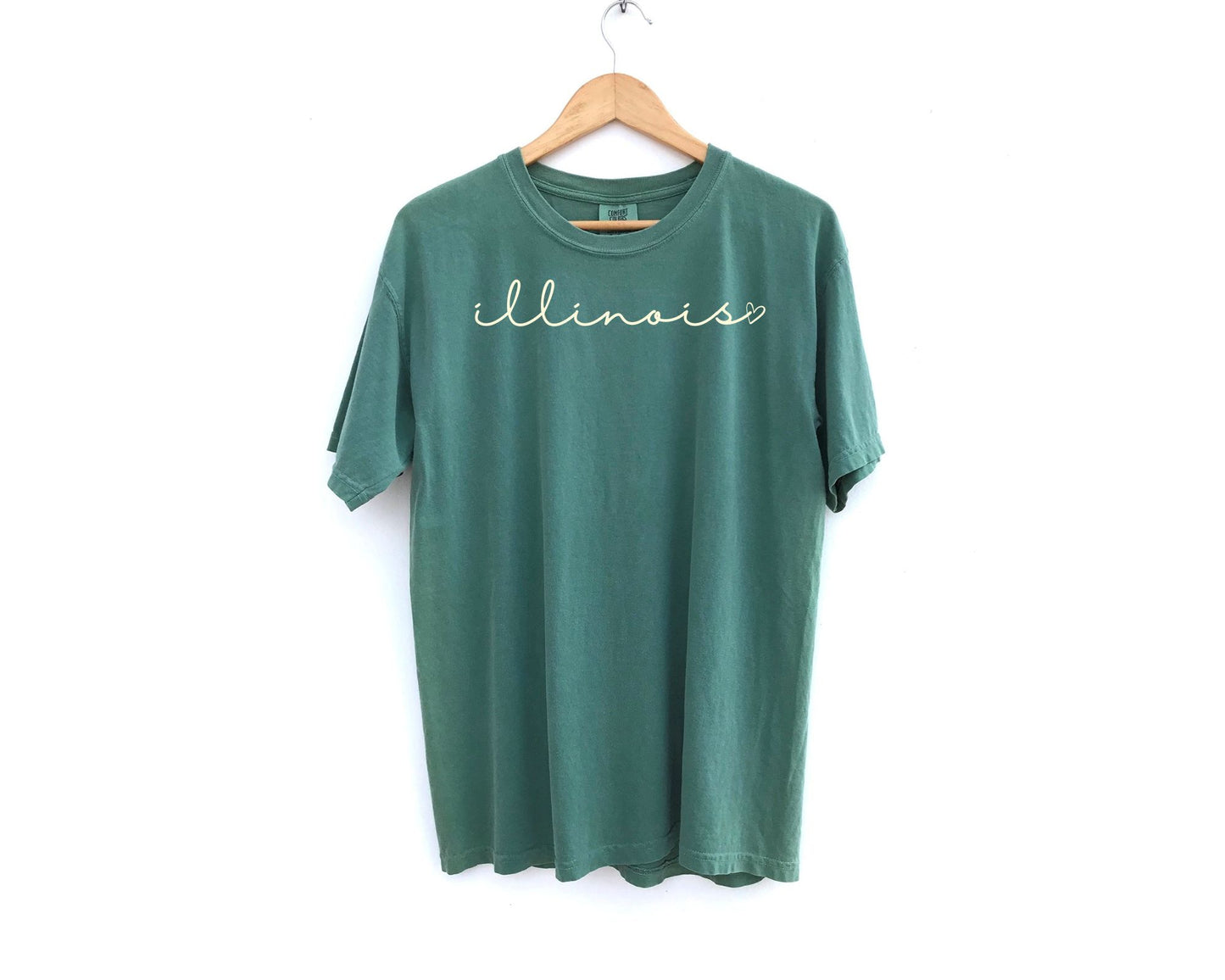 Cursive State Tee