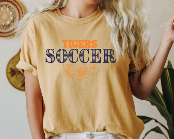 Vintage Soccer Comfort Color Tee