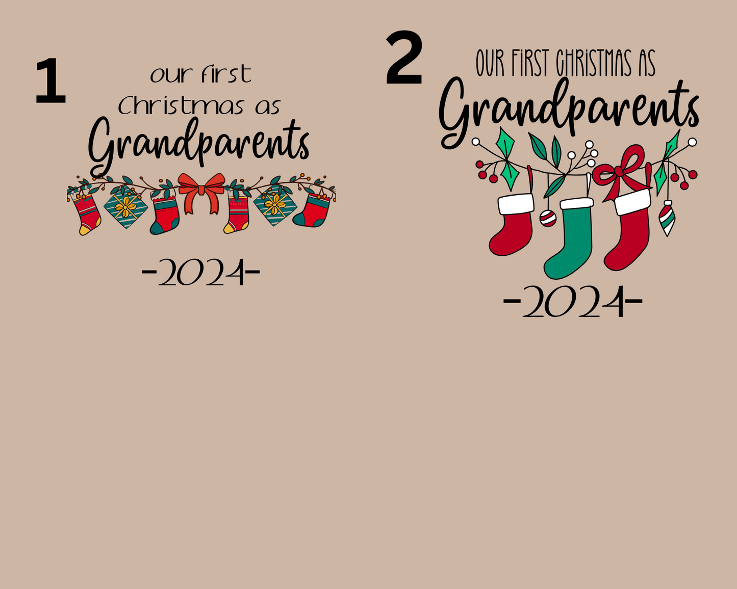 Christmas Ornaments - Our First Christmas as Grandparents