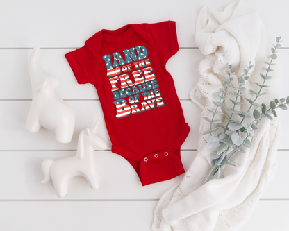 Stars and Stripes Baby Bodysuits