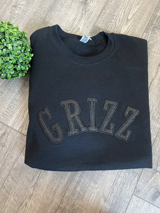 Glitter Embroidered Sweatshirts