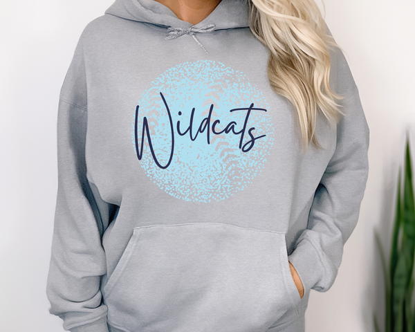 Personalized Faded Softball Hoodie