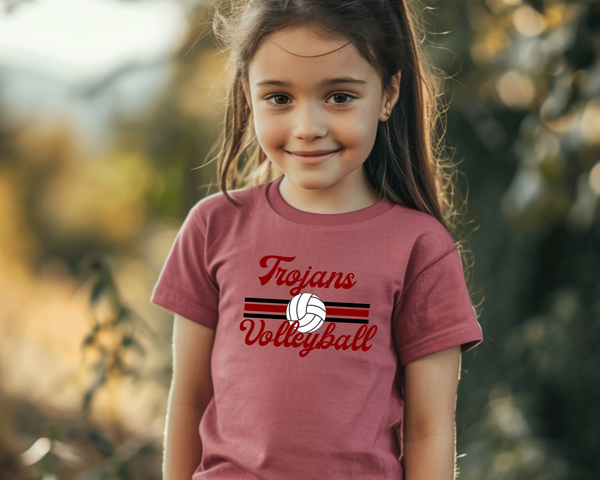 Retro Volleyball Tee Youth Size