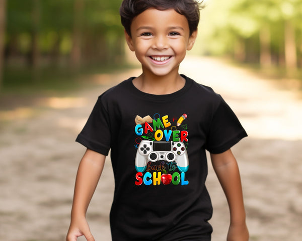 Youth Game Over Back to School Tees