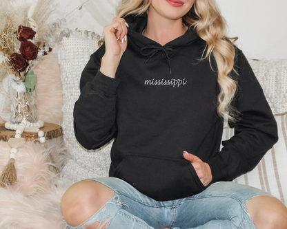 Personalized Embroidered Little State Hoodie