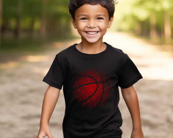 Faded Basketball Tee Youth Size