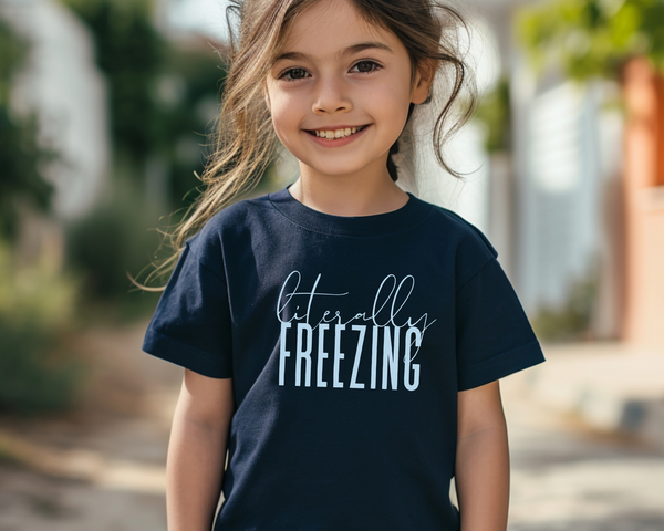 Literally Freezing Tee Youth Size
