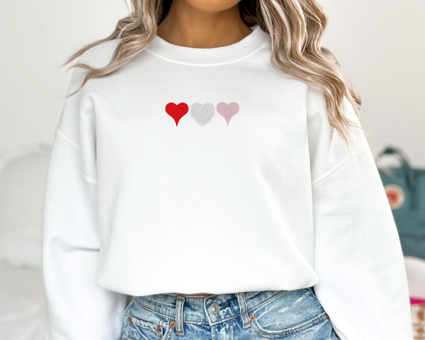 My Heart Embroidered Sweatshirt