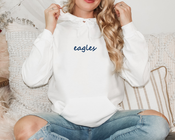 Football Fan Embroidered Hoodie