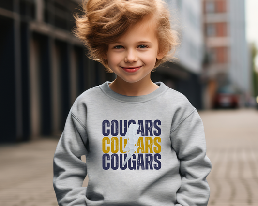 Custom Lightning Golf Sweatshirt Youth Size