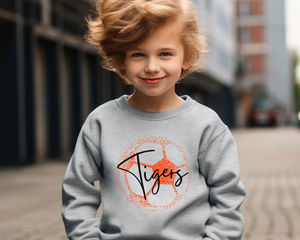 Personalized Faded Soccer Ball Sweatshirt Youth Size